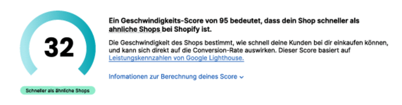 Pagespeed Shopify